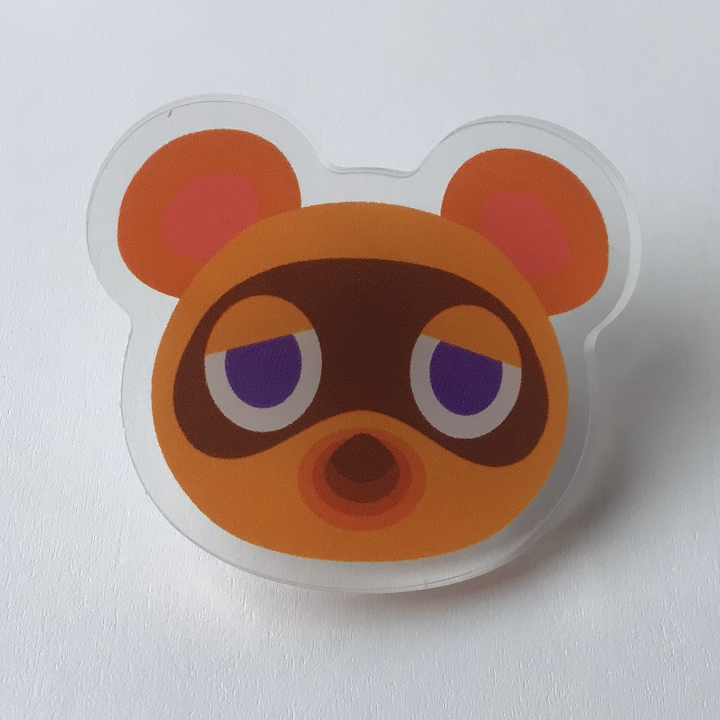 Tom Nook Acrylic Pin