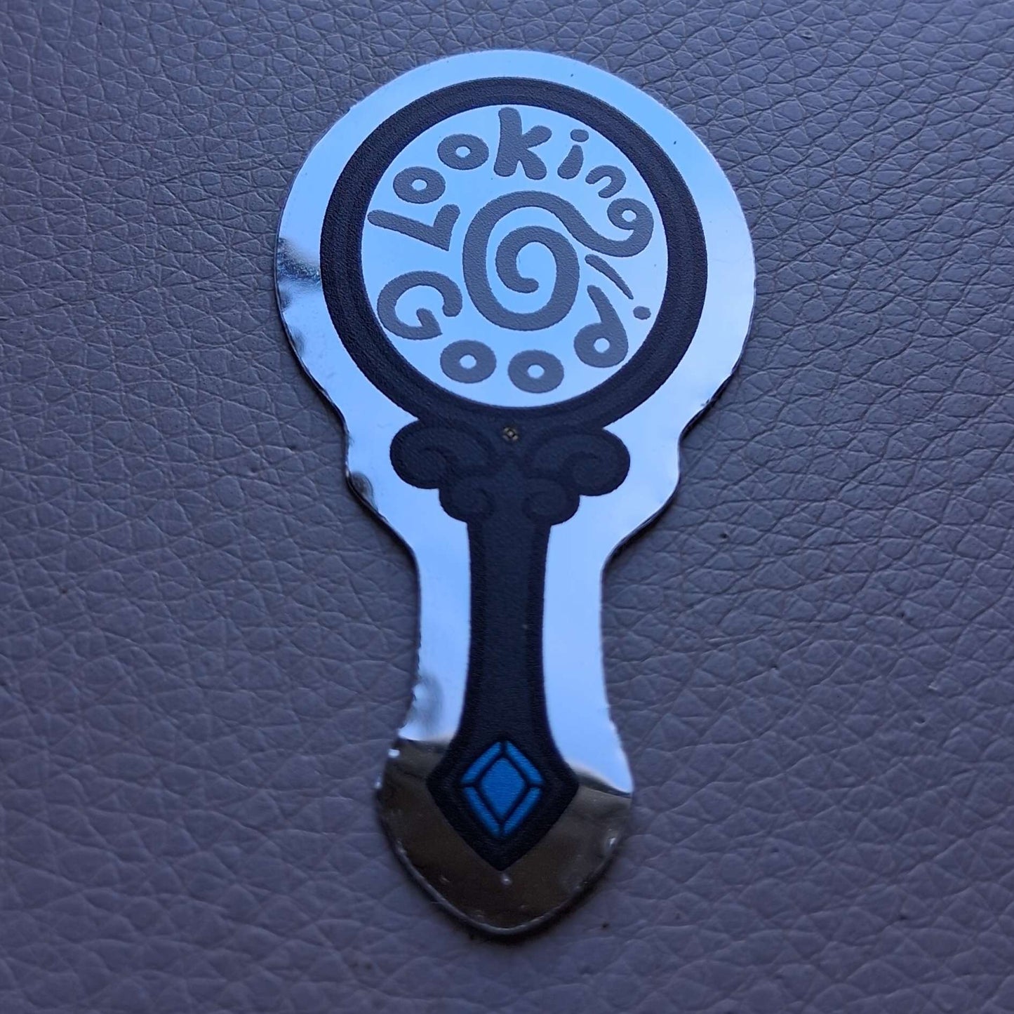 Looking Good Mirror Vinyl Sticker