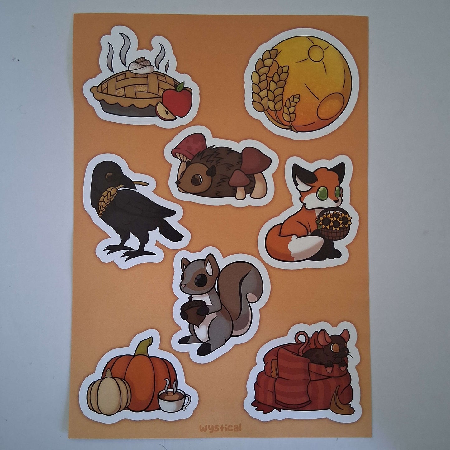 Harvest Season A5 Sticker Sheet