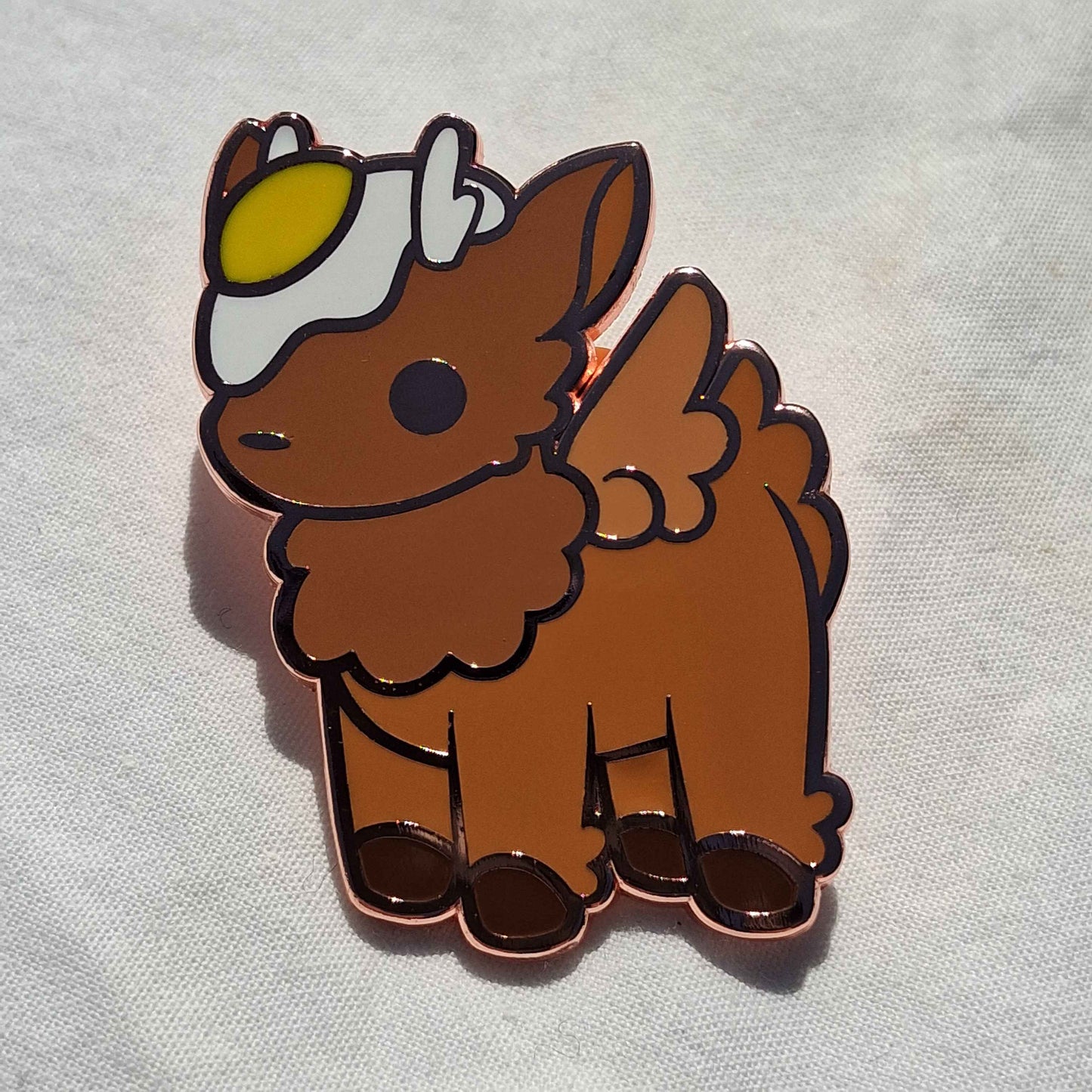 Sunny Side Up Peryton Pal Enamel Pin