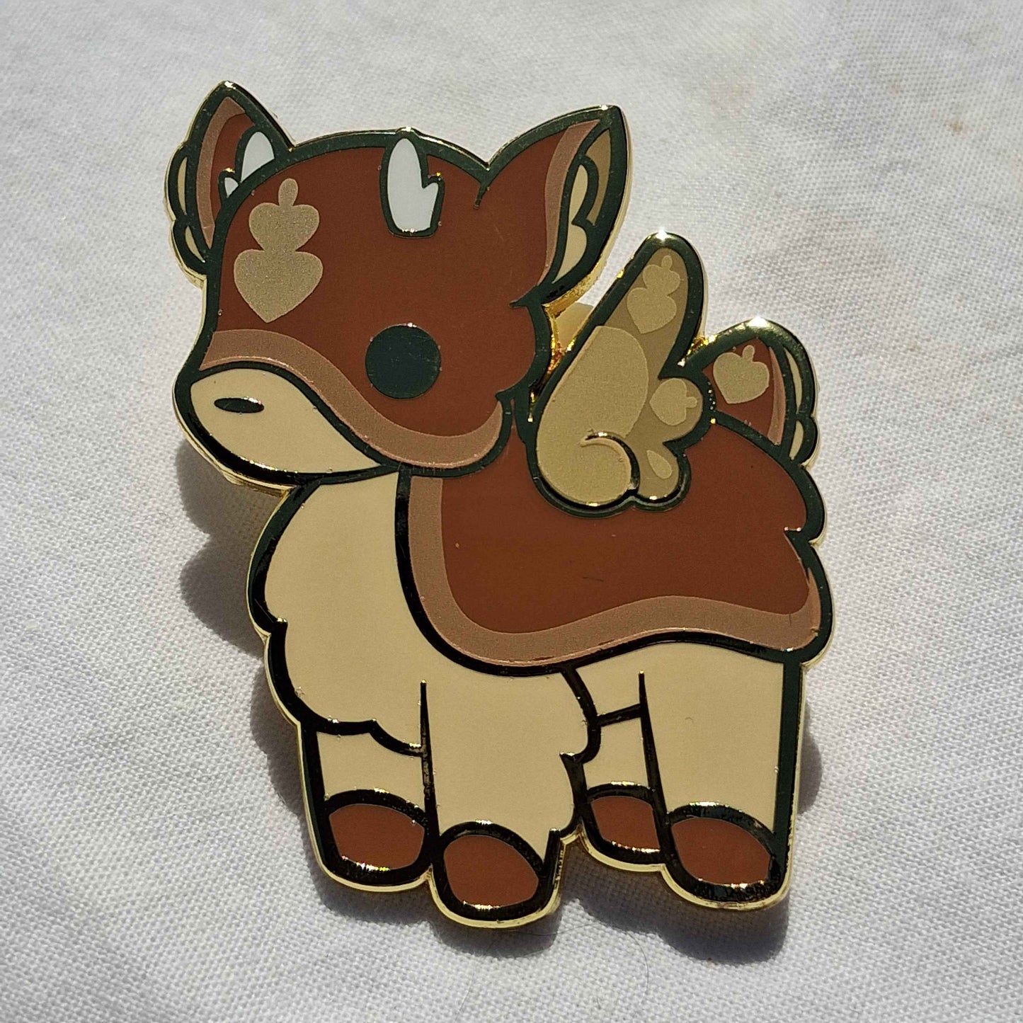 Latte Peryton Pal Enamel Pin