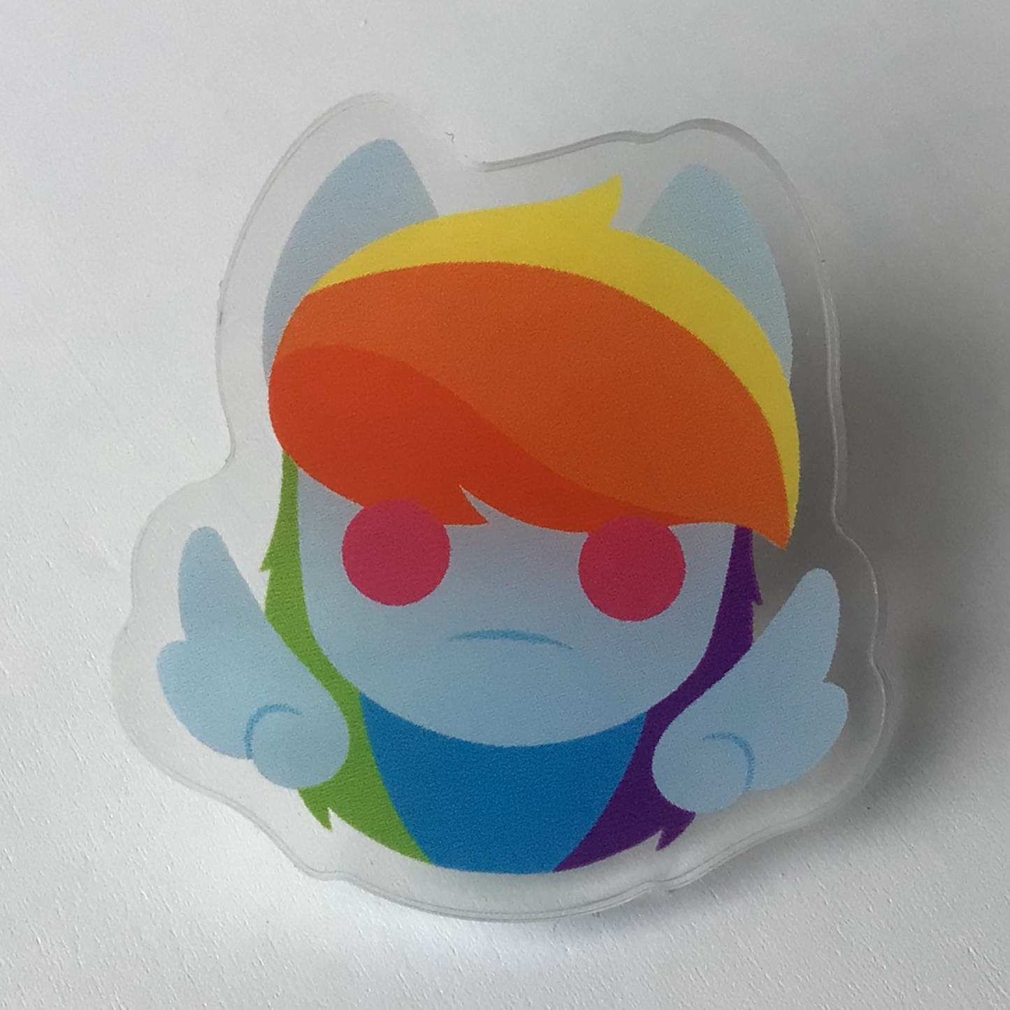 Rainbow Dash Acrylic Pin