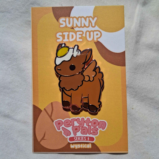 Sunny Side Up Peryton Pal Enamel Pin