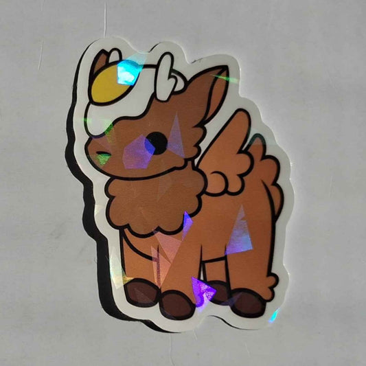 Sunny Side Up Broken Holo Vinyl Sticker