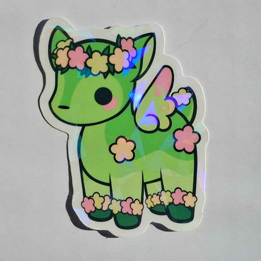 Meadow Broken Holo Vinyl Sticker