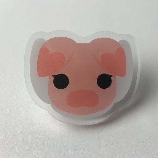 Princess the Pig Acrylic Pin