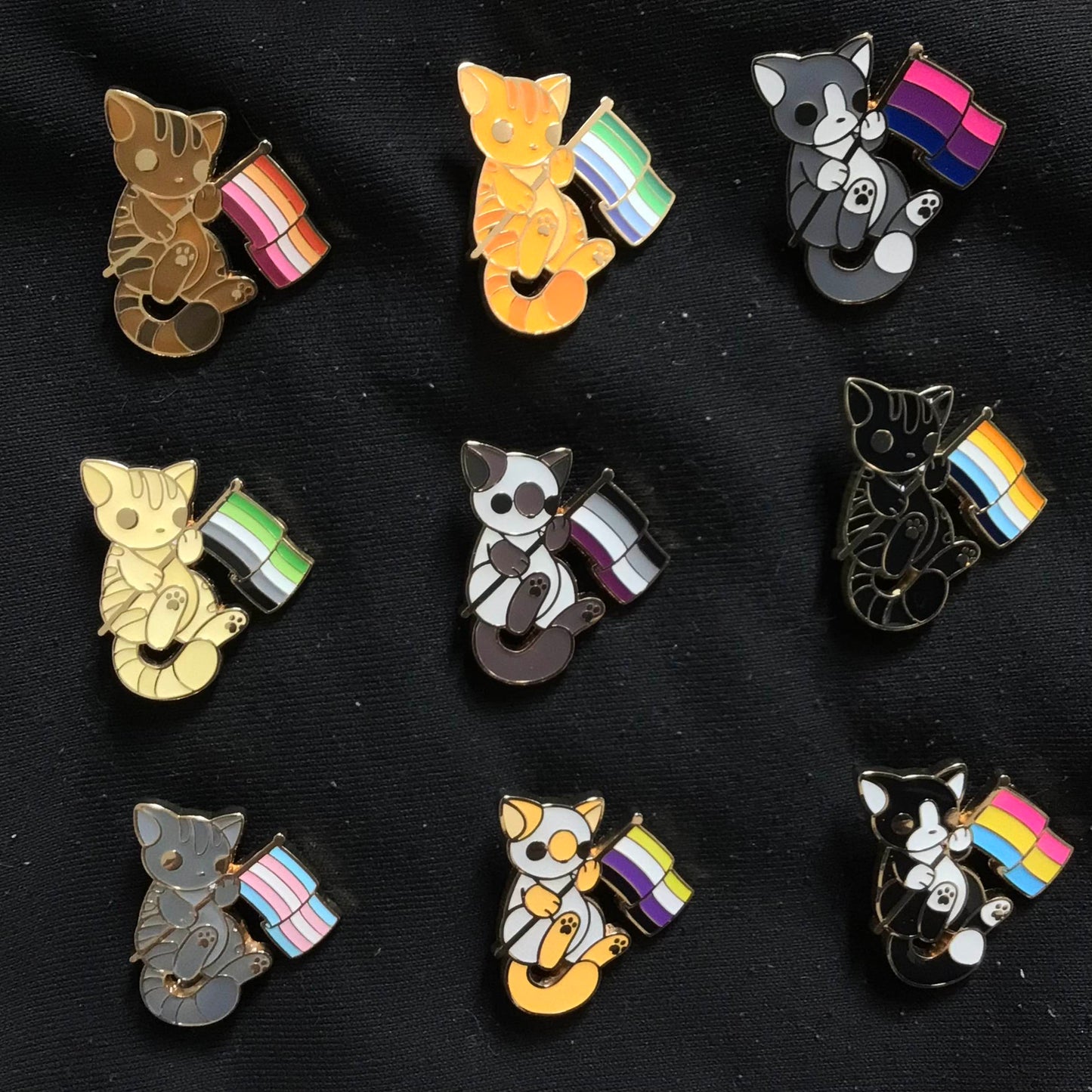 B-Grade Pride Kitty Enamel Pin