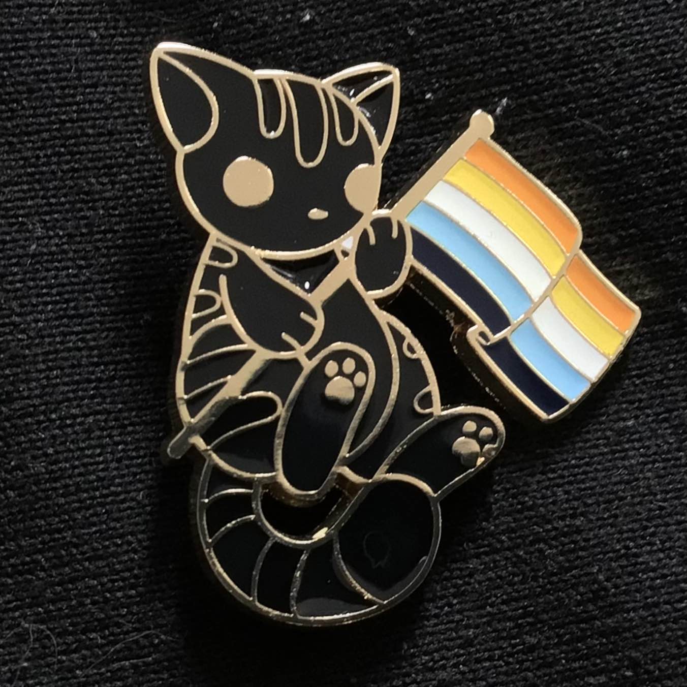 B-Grade Pride Kitty Enamel Pin