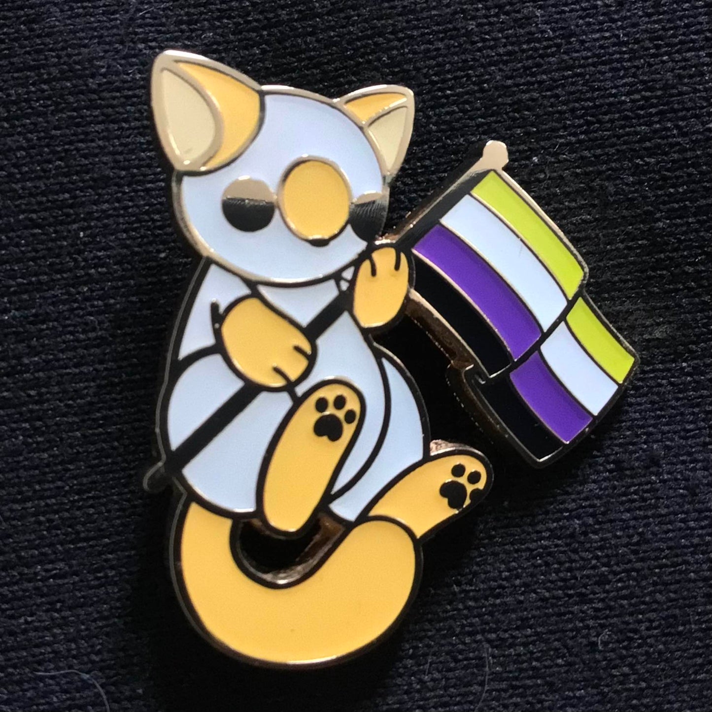 B-Grade Pride Kitty Enamel Pin