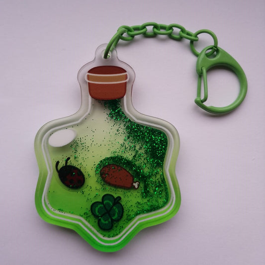 Luck Potion Liquid Glitter Charm