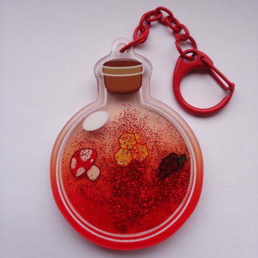 Healing Potion Liquid Glitter Charm